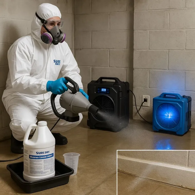 Sanitization and Odor Removal process in Trenton, MI