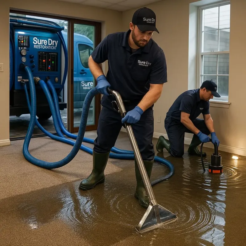 Water Extraction and Removal process in Trenton, MI
